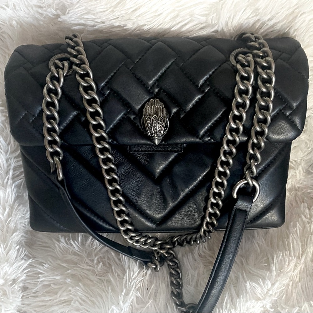 Beautiful black KG bag with tags.  10” x 8” x2”.